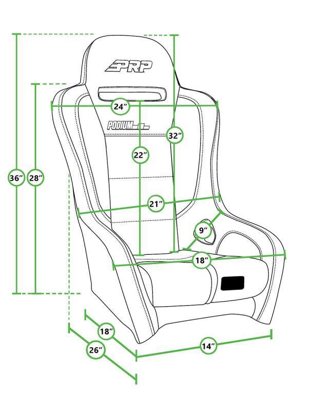 PRP Podium Elite Suspension Seat a9101 image 8
