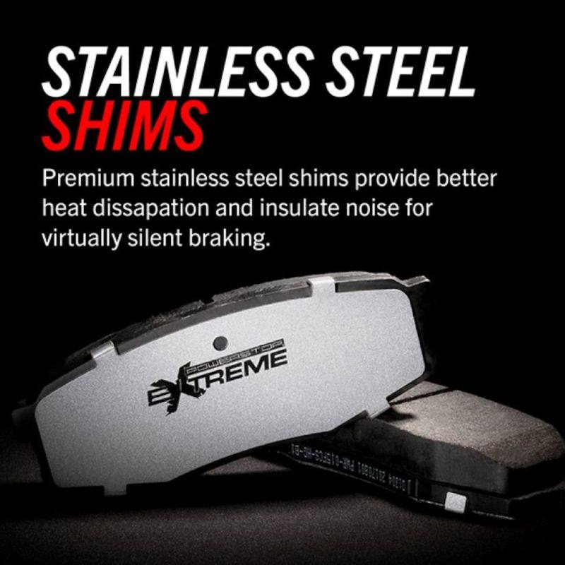 Power Stop 94-00 Chevrolet C3500HD Front or Rear Z36 Truck & Tow Brake Pads w/Hardware z36-184 image 5