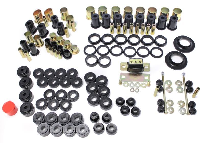 Energy Suspension 66-72 Chevelle Black Hyper-flex Master Bushing Set 3.18113g