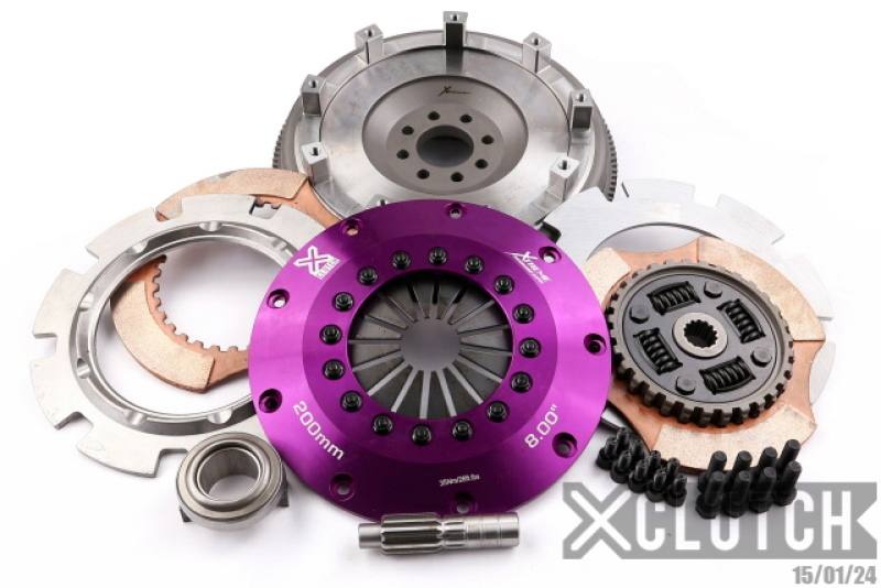 XClutch 02-06 Mini Cooper S 1.6L 8in Twin Sprung Ceramic Clutch Kit xkmc205202b