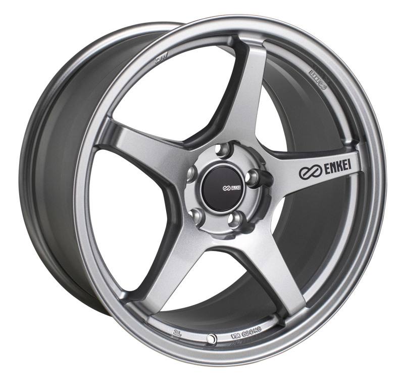 Enkei TS-5 18x8.5 5x108 40mm Offset 72.6mm Bore Storm Grey Wheel 521-885-3140gr