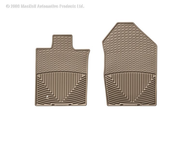 WeatherTech Front Rubber Mats Mercury Milan - Tan W97TN