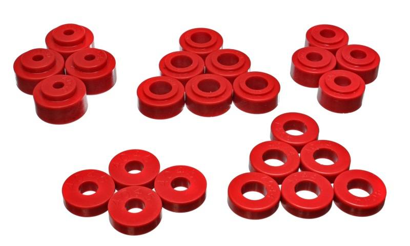 Energy Suspension Gm Body Mount Set - Red 3.4113r image 2