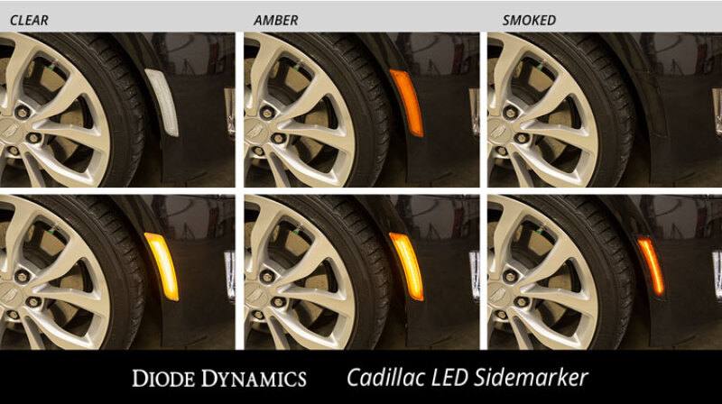Diode Dynamics 14-19 Cadillac ATS Cadillac ATS LED Sidemarkers (Pair) Smoked dd5066 image 3