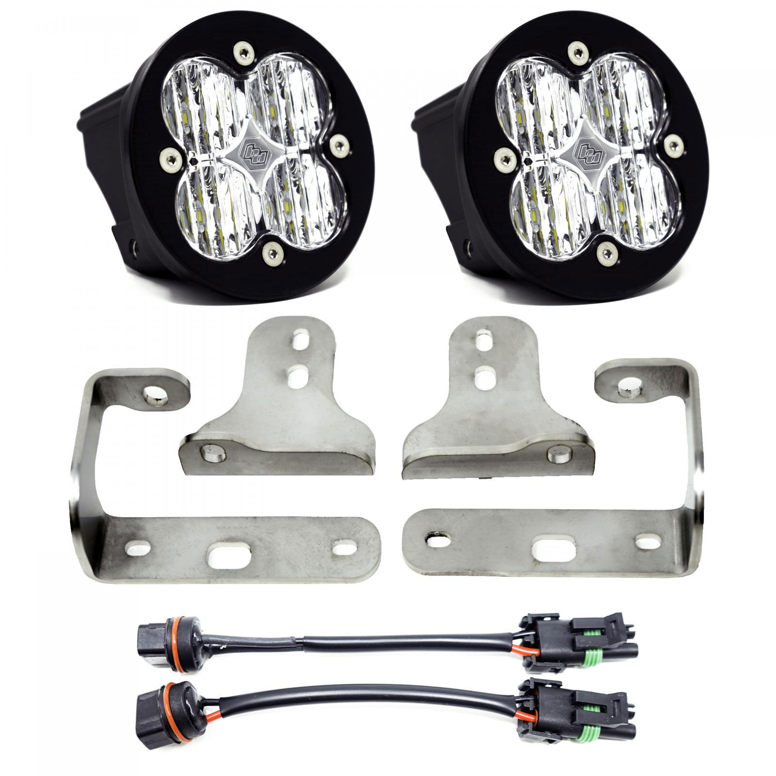 Baja Designs Jeep Wrangler JL Fog Light & Fog Pocket Kit 447622