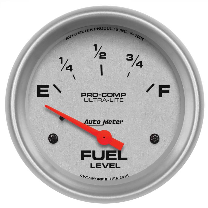 Autometer Ultra-Lite 52mm Electronic Fuel Level Gauge 4416 image 2