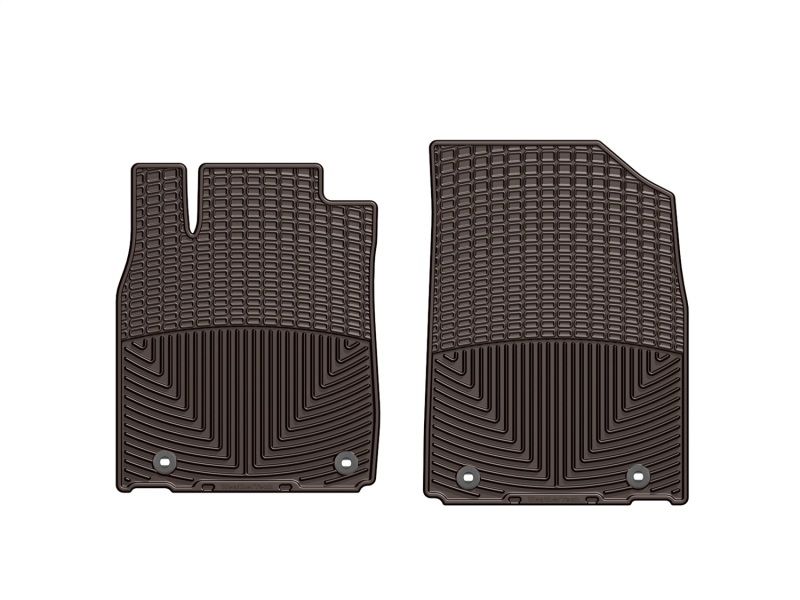 WeatherTech 2013+ Lexus ES Front Rubber Mats - Cocoa w289co