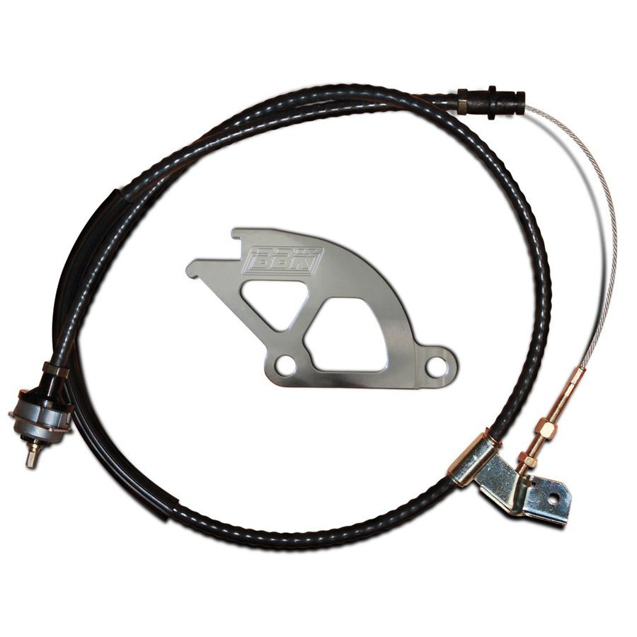 BBK Ford Mustang Adjustable Clutch Cable & Aluminum Quadrant Kit V8 1505