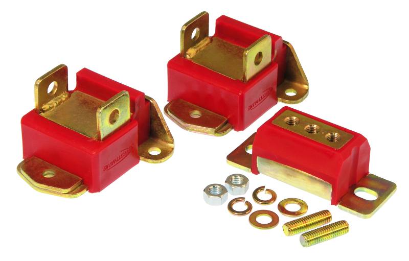Prothane GM Motor & Trans Mount Kit - Red 7-1902