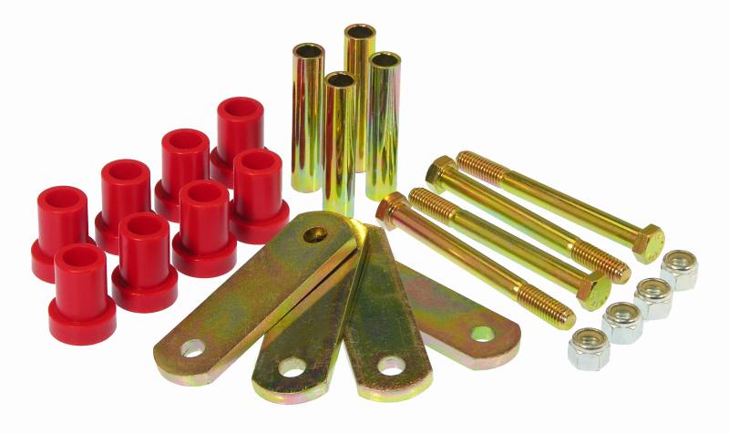 Prothane 60-74 Chrysler B & E Body HD Shackle Bushings - Red 4-804