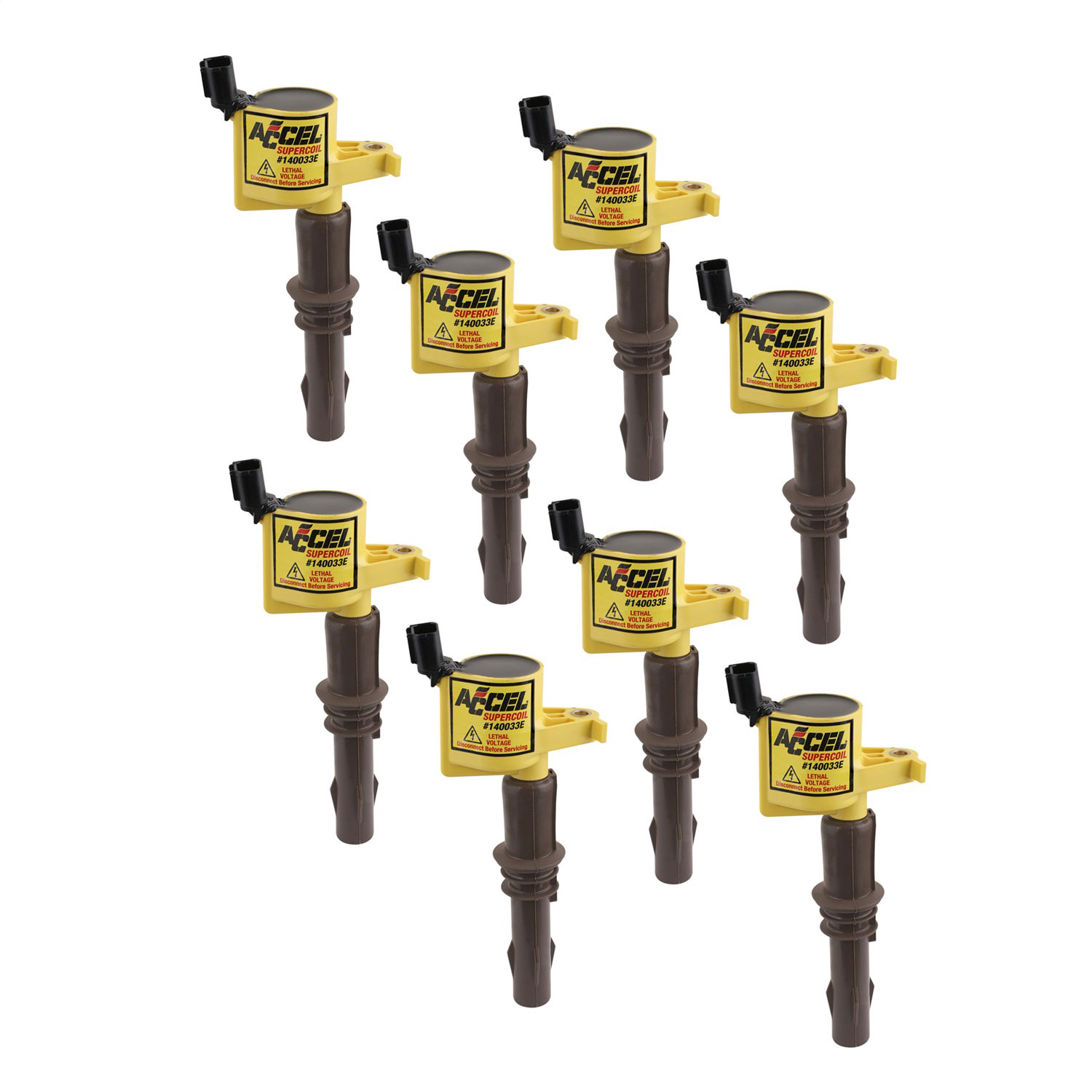 ACCEL 140033E-8 SuperCoil Direct Ignition Coil Set 140033E-8 image 2