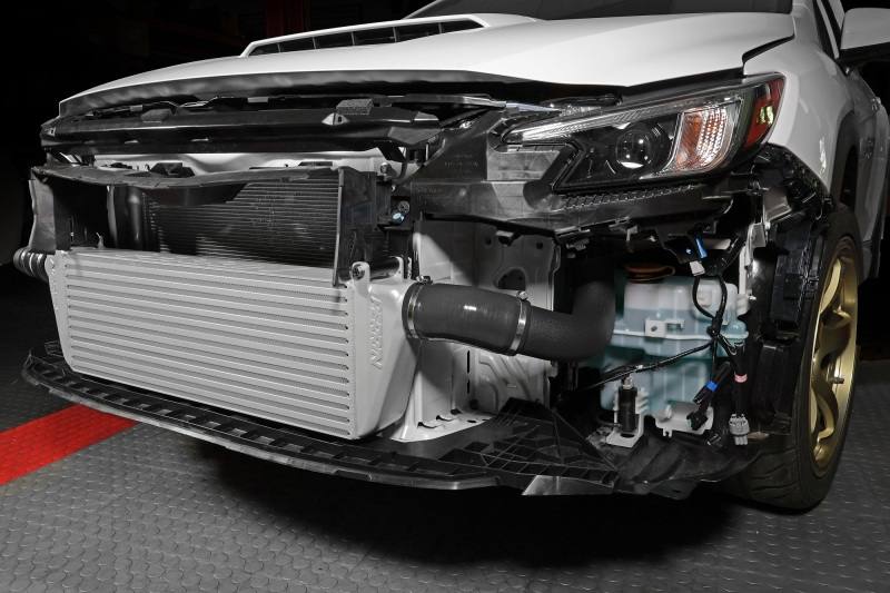 Perrin 22-23 Subaru WRX Front Mount Intercooler Kit (Black Tubes & Silver Core) pspitr441slbk image 8