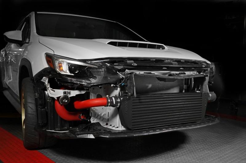 Perrin 22-23 Subaru WRX Front Mount Intercooler Kit (Red Tubes & Black Core) pspitr441bkrd image 14