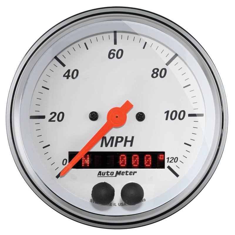 Autometer 3-3/8in 120MPH GPS Speedometer Gauge 1349 image 2