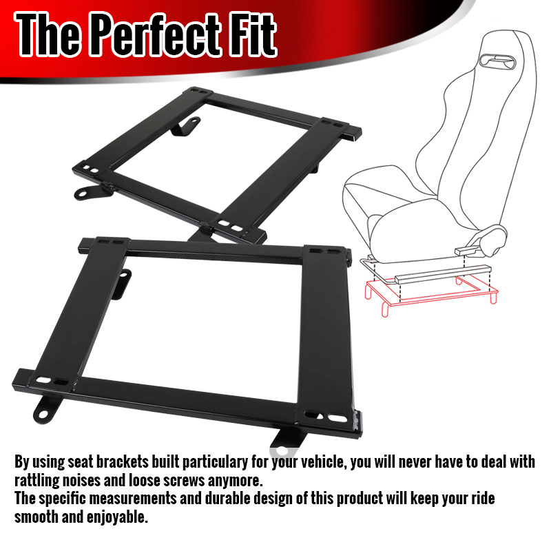 SPEC-D Tuning Chevrolet Camaro Seat Bracket - Pair bkt-cmr93 image 2