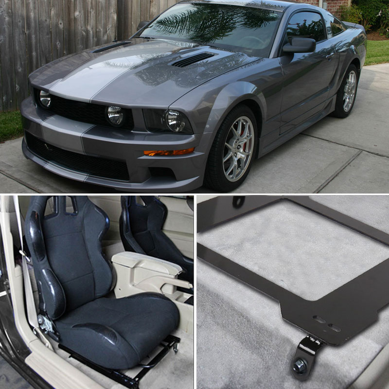 SPEC-D Tuning Ford Mustang Seat Bracket - Pair bkt-l-mst05 image 9