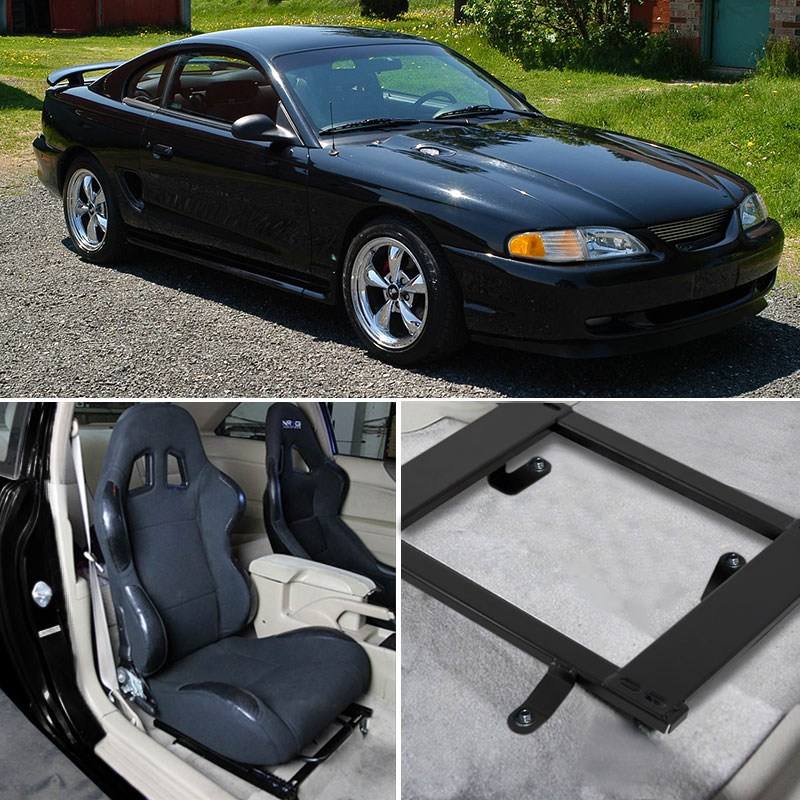 SPEC-D Tuning Ford Mustang Seat Brackets Pair bkt-mst79 image 11