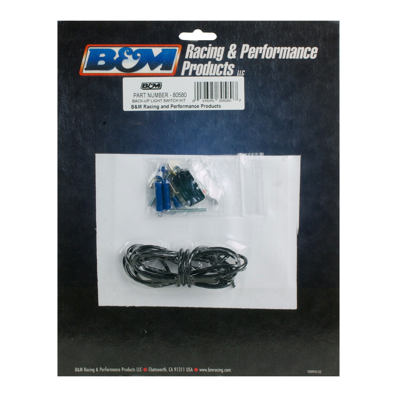 B&M 80580 Automatic Transmission Shift Back Up Light Switch Kit 80580 image 2