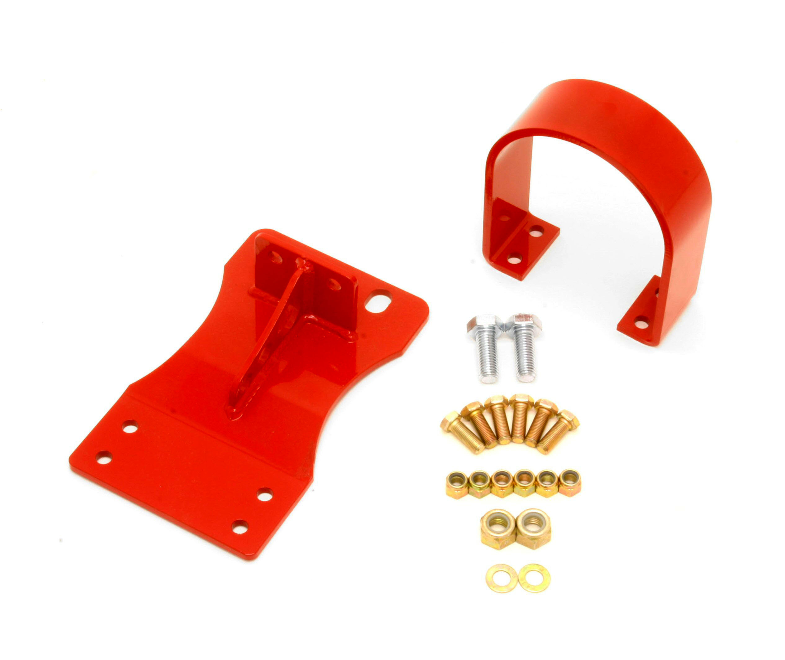 BMR Camaro Front Driveshaft Loop - V8 Auto Red DSL015R