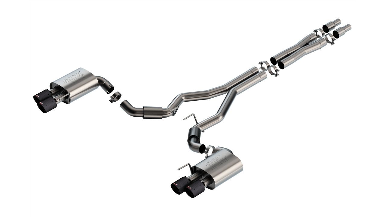 BORLA 24- Mustang 5.0L Cat Back Exhaust 140970cfba
