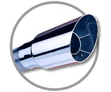 Borla Single Round Angle-Cut Intercooled Tip (each) 20120
