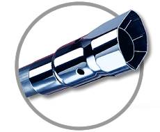 Borla Single Square Angle-Cut Intercooled Tip (each) 20132
