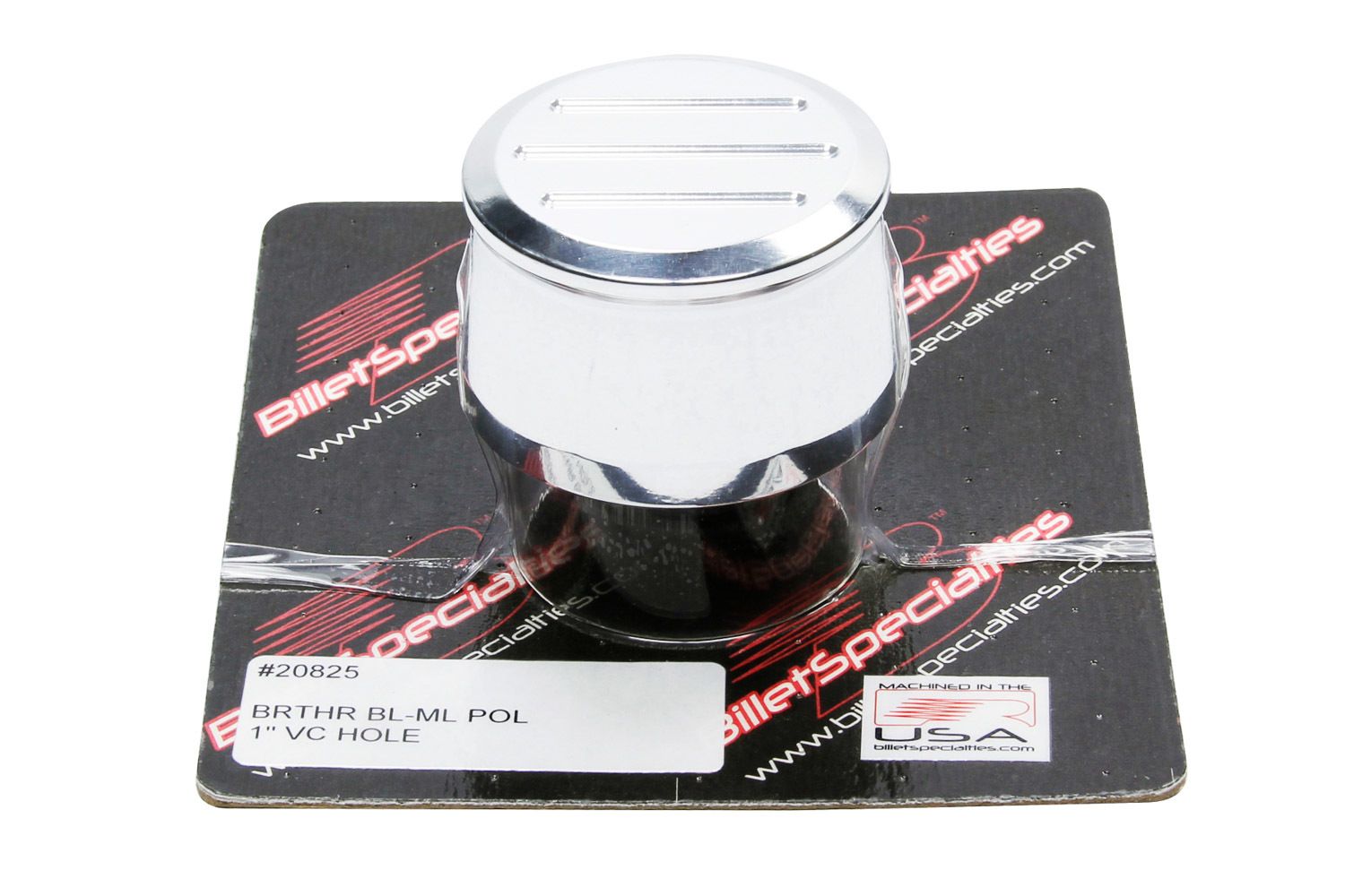 BILLET SPECIALTIES Round Ball Milled Breather 20825