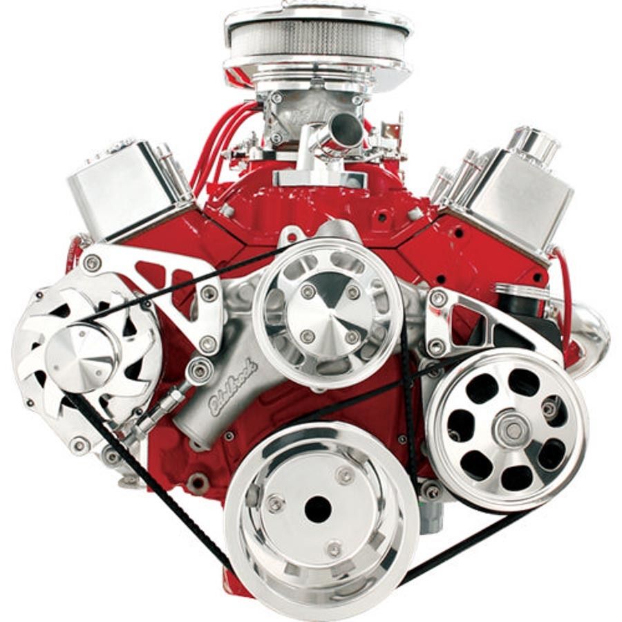 BILLET SPECIALTIES SBC LWP Serpentine Conversion KIt Polished fm2121pc