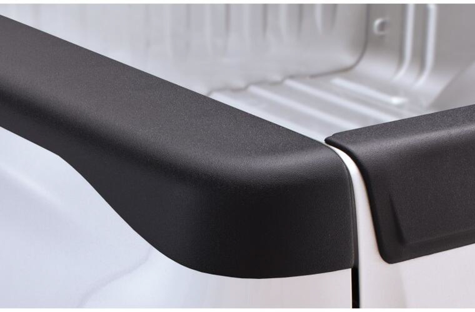 Bushwacker 07-14 Chevy Silverado 1500 Fleetside Bed Rail Caps 78.7in Bed - Black 48518