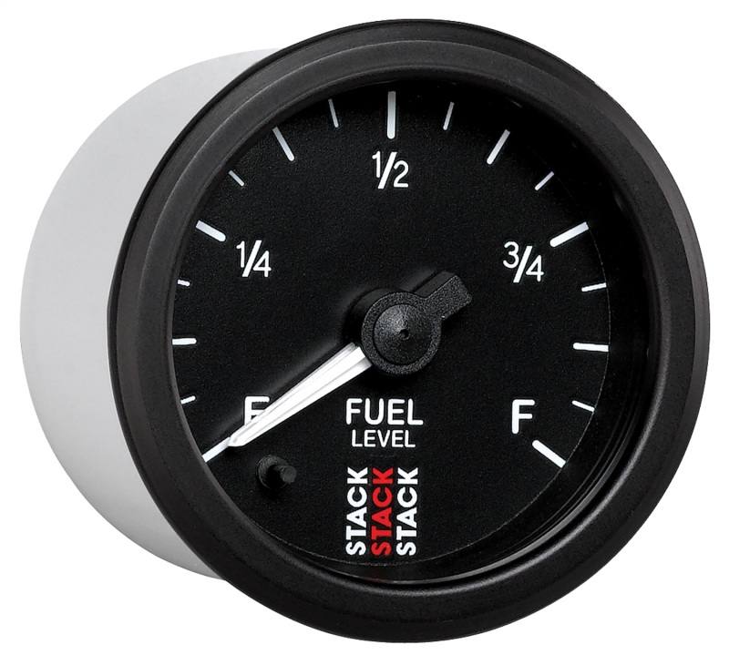Autometer Stack Instruments 52mm 0-280 Ohm Programmable Pro Stepper Motor Fuel Level Gauge - Black ST3315 image 5