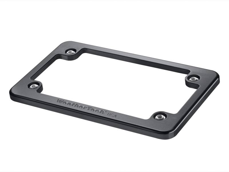 WeatherTech Motorcycle Billet Plate Frames - Black 8ampf1