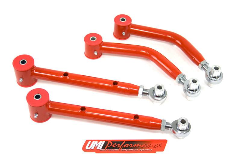 UMI Performance 71-75 GM H-Body Adjustable Upper & Lower Control Arm Kit 501619-r