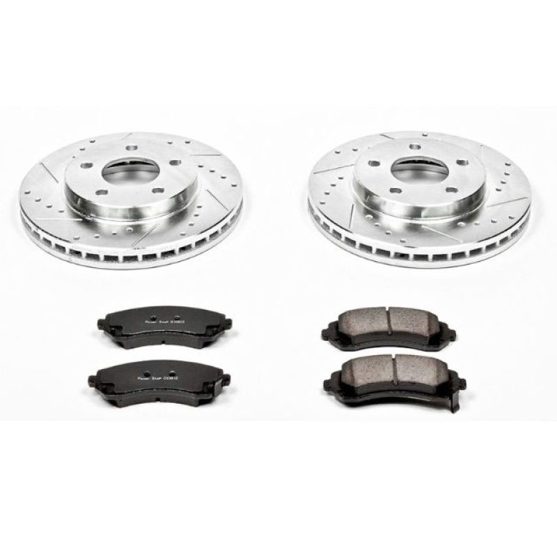 Power Stop 02-07 Buick Rendezvous Front Z23 Evolution Sport Brake Kit k5233