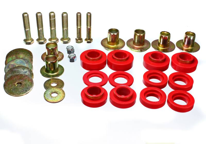 Energy Suspension Firebird Body Mount Set - Red 3.4144r image 3