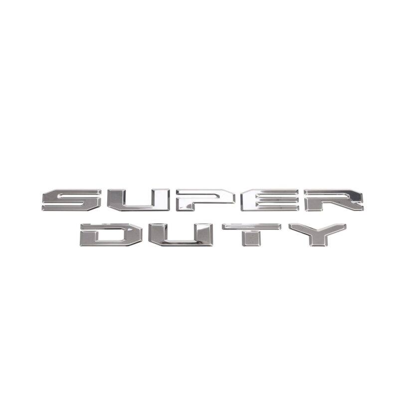 Putco 2023 Ford Super Duty Hood Lettering Ford Lettering Emblems (Stainless Steel) 55562fd image 2