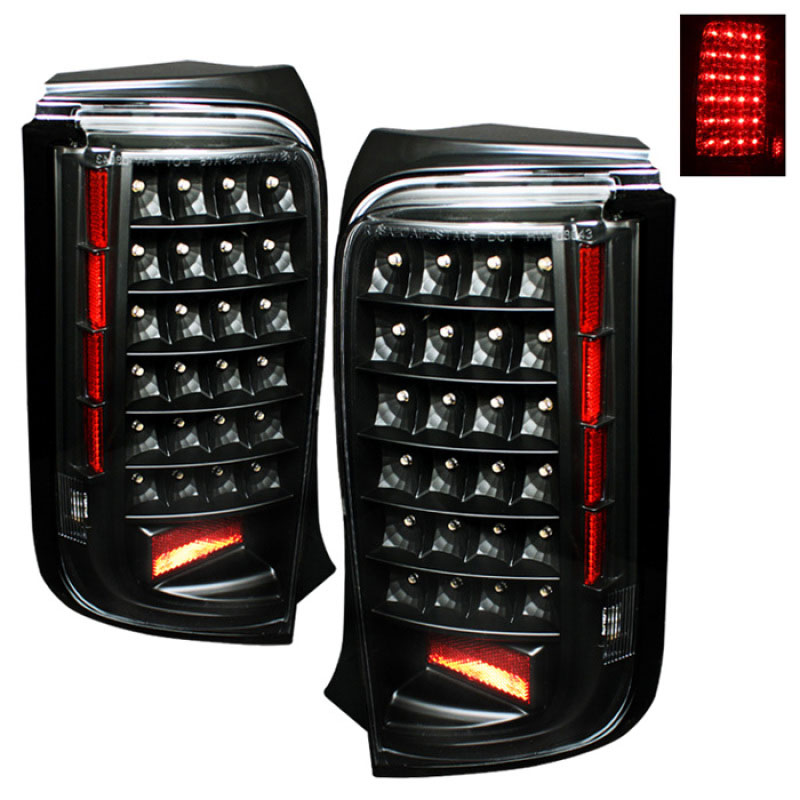 SPYDER xTune Scion XB LED Tail Lights Black 5013156
