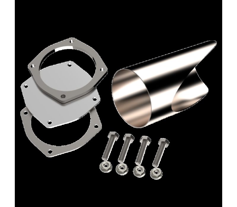 QTP 5in Weld-On QTEC DIY Cutout Pipe 10501