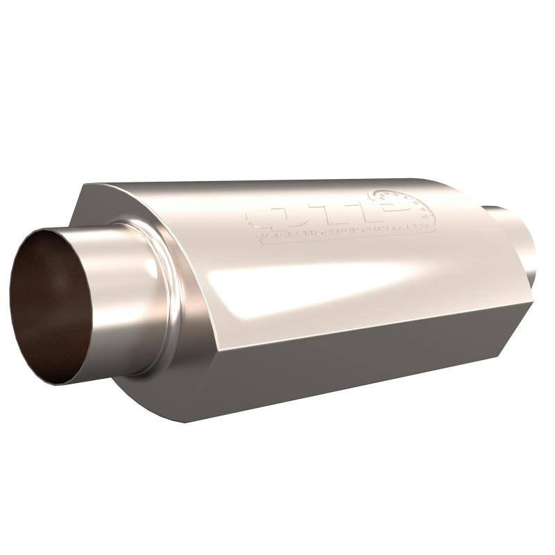 QTP 3.5in Weld-On 304SS AR3 Muffler 12350 image 5