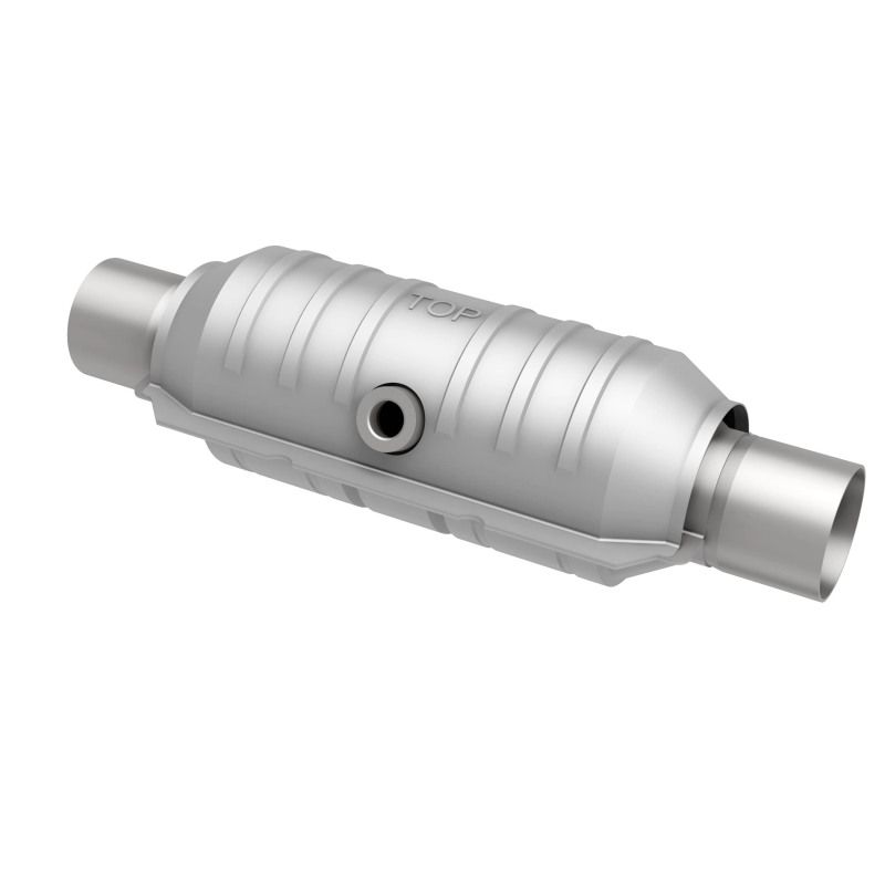 MagnaFlow Conv Universal 2.25 Midbed O2 Front CA 444355 image 11