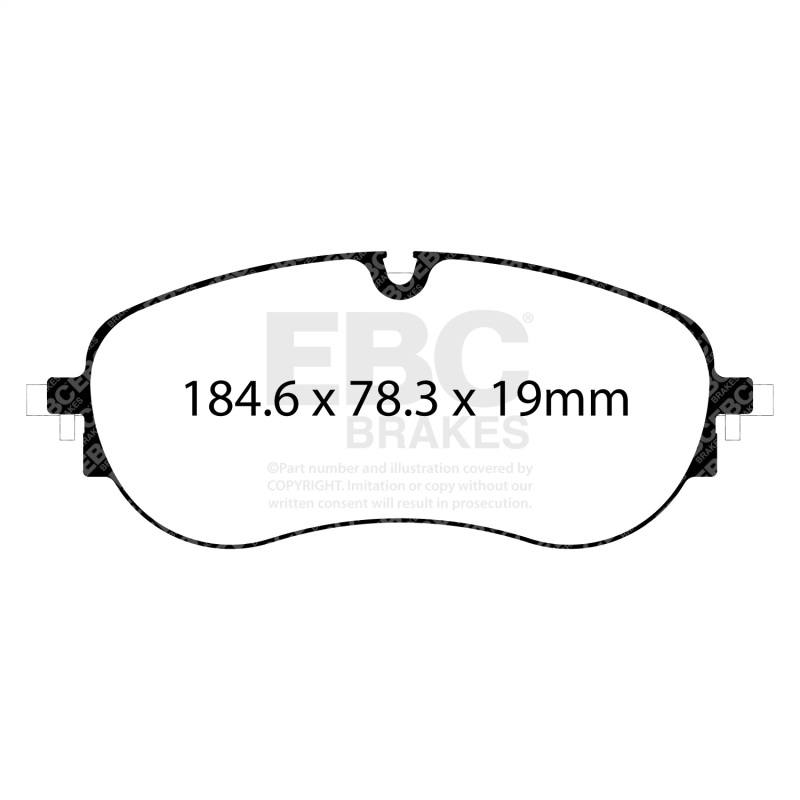 EBC 2021+ Audi Q4 e-tron Front Ultimax Brake Pads UD2401 image 4