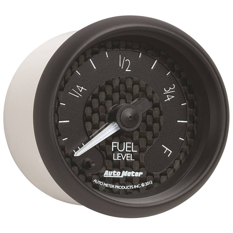 Autometer GT Series 52mm Full Sweep Electronic 0-280 ohm Fuel Level Programmable Empty-Full Range 8010 image 4