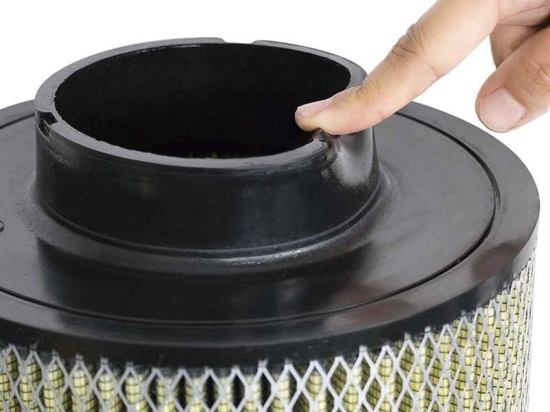 aFe Magnum FLOW Universal Air Filter w/ Pro Guard 7 Media 4in F x 8-1/2in B x 8-1/2in T x 11in H 7290097 image 2