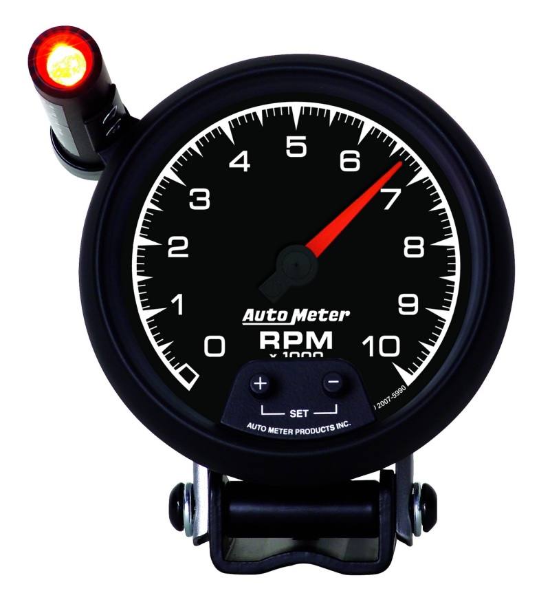 Autometer ES 3-3/4in TACH Mini-Monster 10000 RPM IN-DASH 5990 image 3