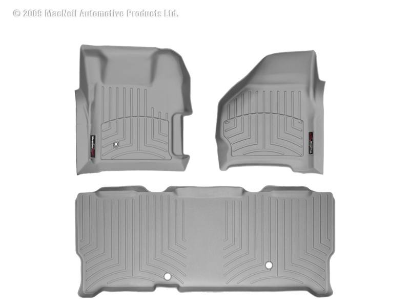 WeatherTech FloorLiner - Rear - Grey 461251460023