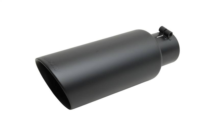 Gibson Black Ceramic Rolled Edge Angle Exhaust Tip 500661-B