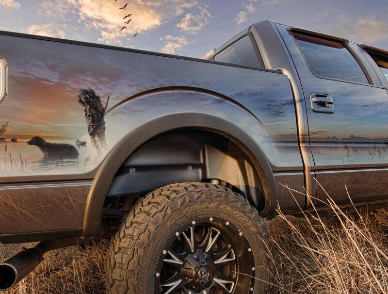Husky Liners 99-06 Chevrolet Silverado 1500 / 99-04 Silverado 2500 Rear Wheel Well Guards - Black 79041 image 5