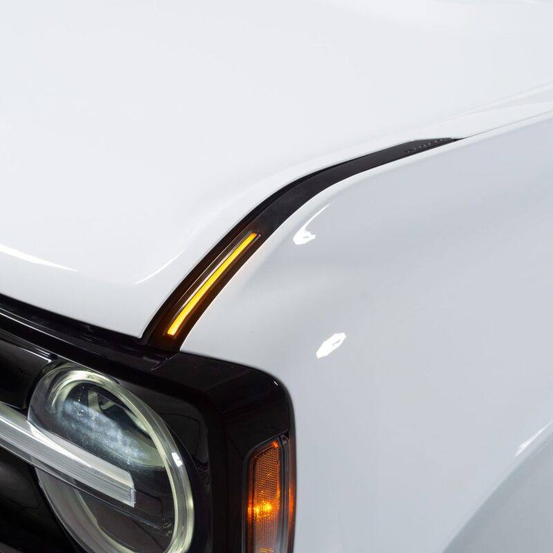 Putco 22-24 Ford Bronco Luminix DRL LED Light Hood Limb Riser (Factory Hood Side Hinge Replacments) 50001 image 5