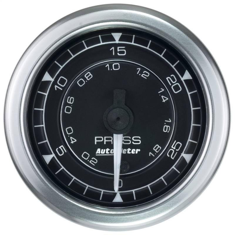 Autometer Chrono 2-1/16in 30PSI Pressure Gauge 8164