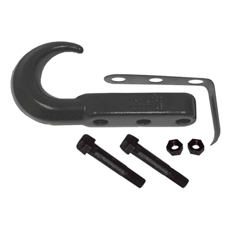 Rugged Ridge 42-02 Jeep CJ / Jeep Wrangler Black Front Tow Hook 11236.02 image 2