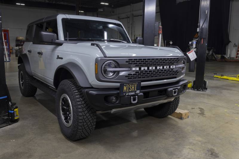 Mishimoto 2022+ Ford Bronco Capable Bumper License Plate Relocation mmlpbr22c image 7